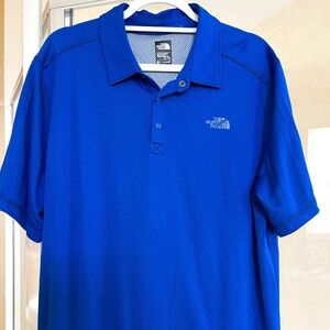 Mens Northface Flashdry Polo Shirt Size XL